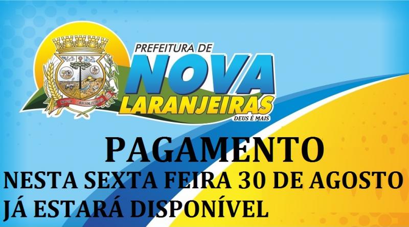 Prefeitura de Nova Laranjeiras paga folha nesta sexta-feira 30
